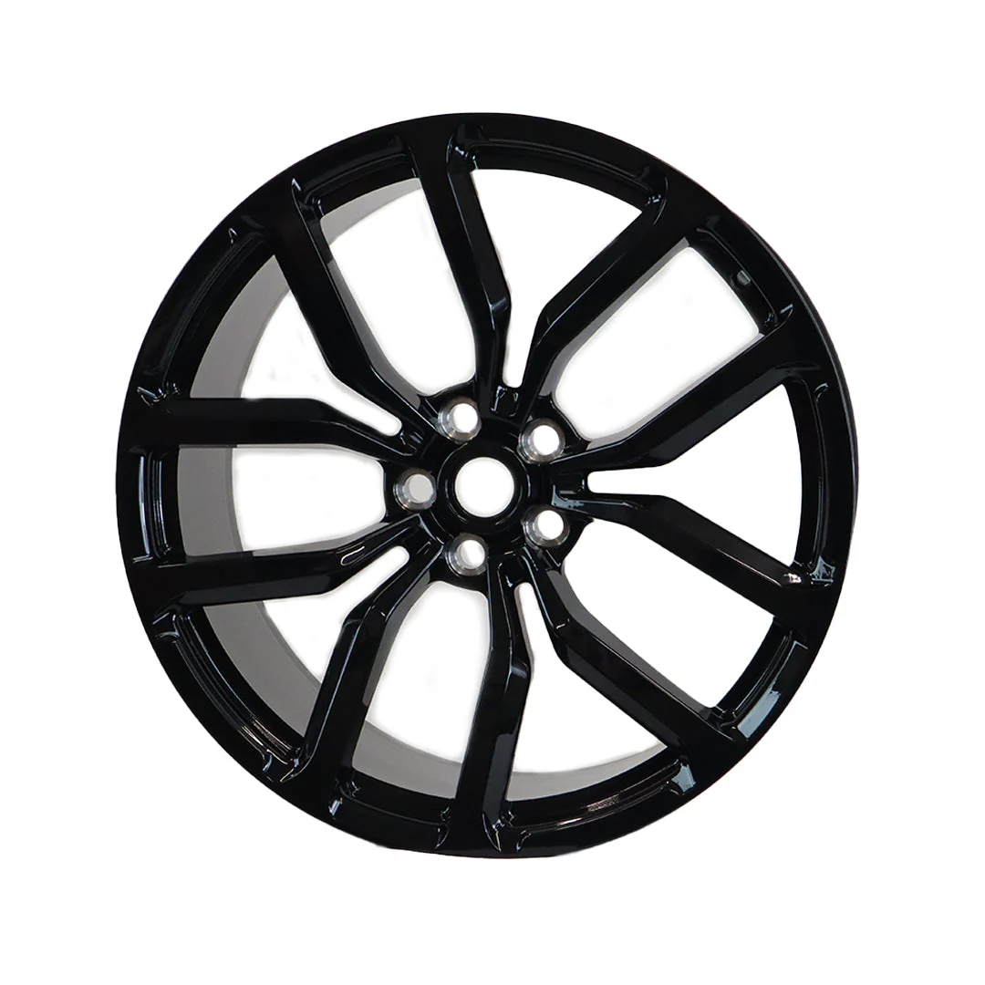22 inch Gloss Black 10-spoke SVR Style Alloy Wheel (Set of 4) - Image 3