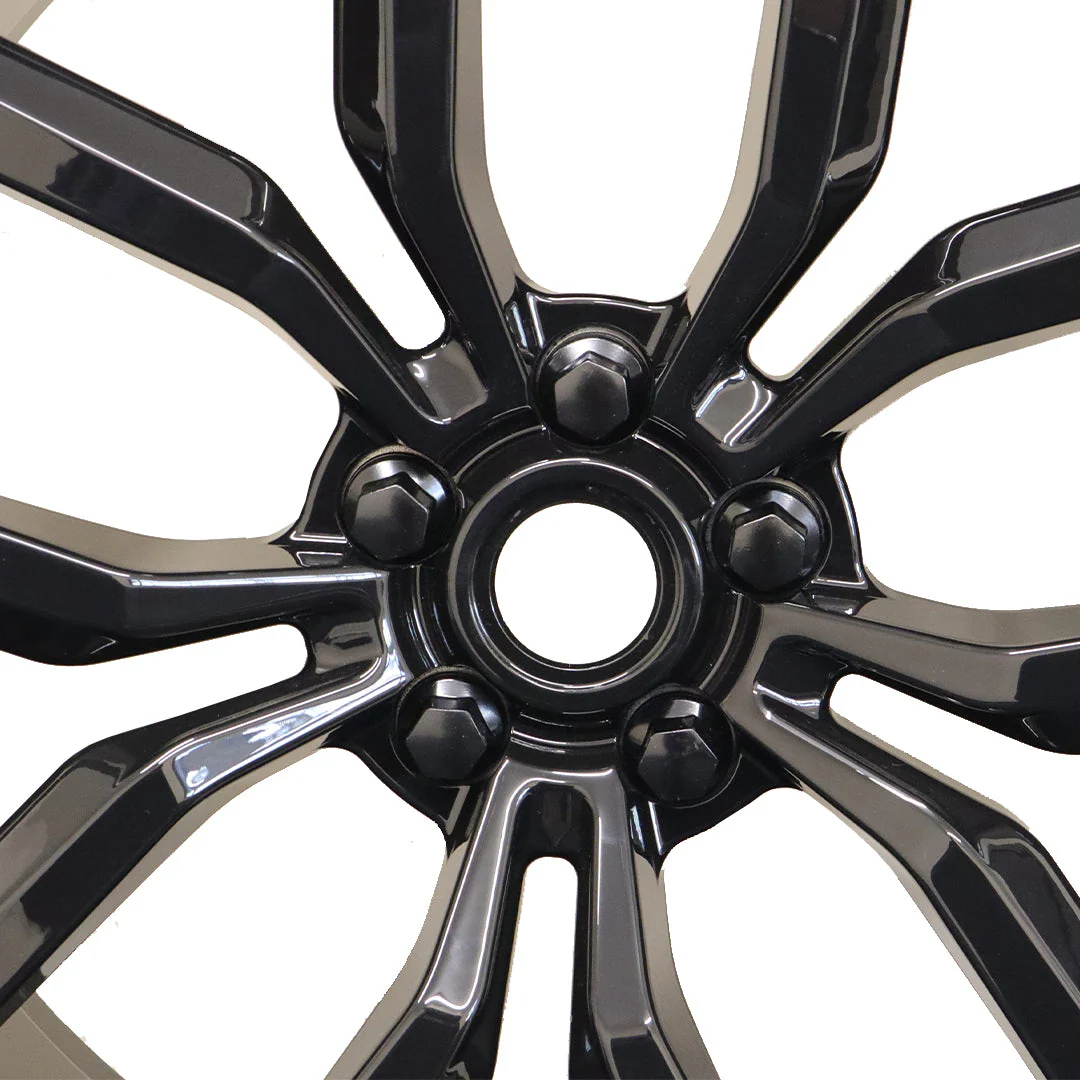 22 inch Gloss Black 10-spoke SVR Style Alloy Wheel (Set of 4) - Image 4