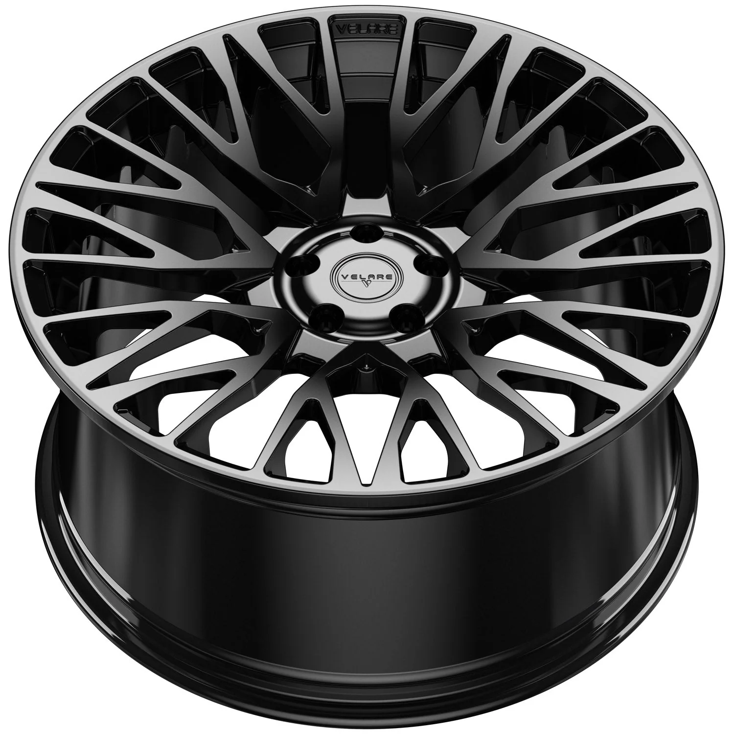 22 inch Velare VLR01 Gloss Black Alloy Wheel (Set of 4) - Image 5