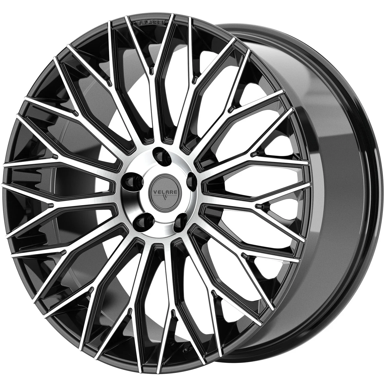22 inch Velare VLR10 Diamond Black Polished Alloy Wheel (Set of 4) - Image 4