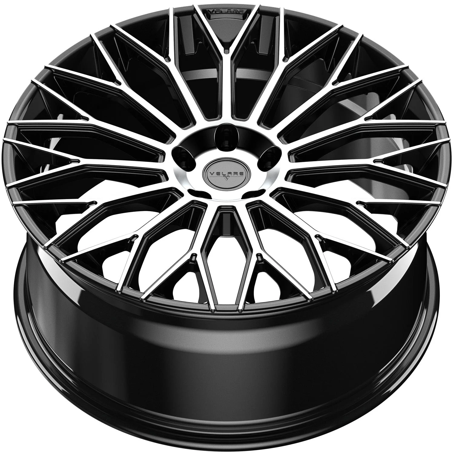 22 inch Velare VLR10 Diamond Black Polished Alloy Wheel (Set of 4) - Image 5