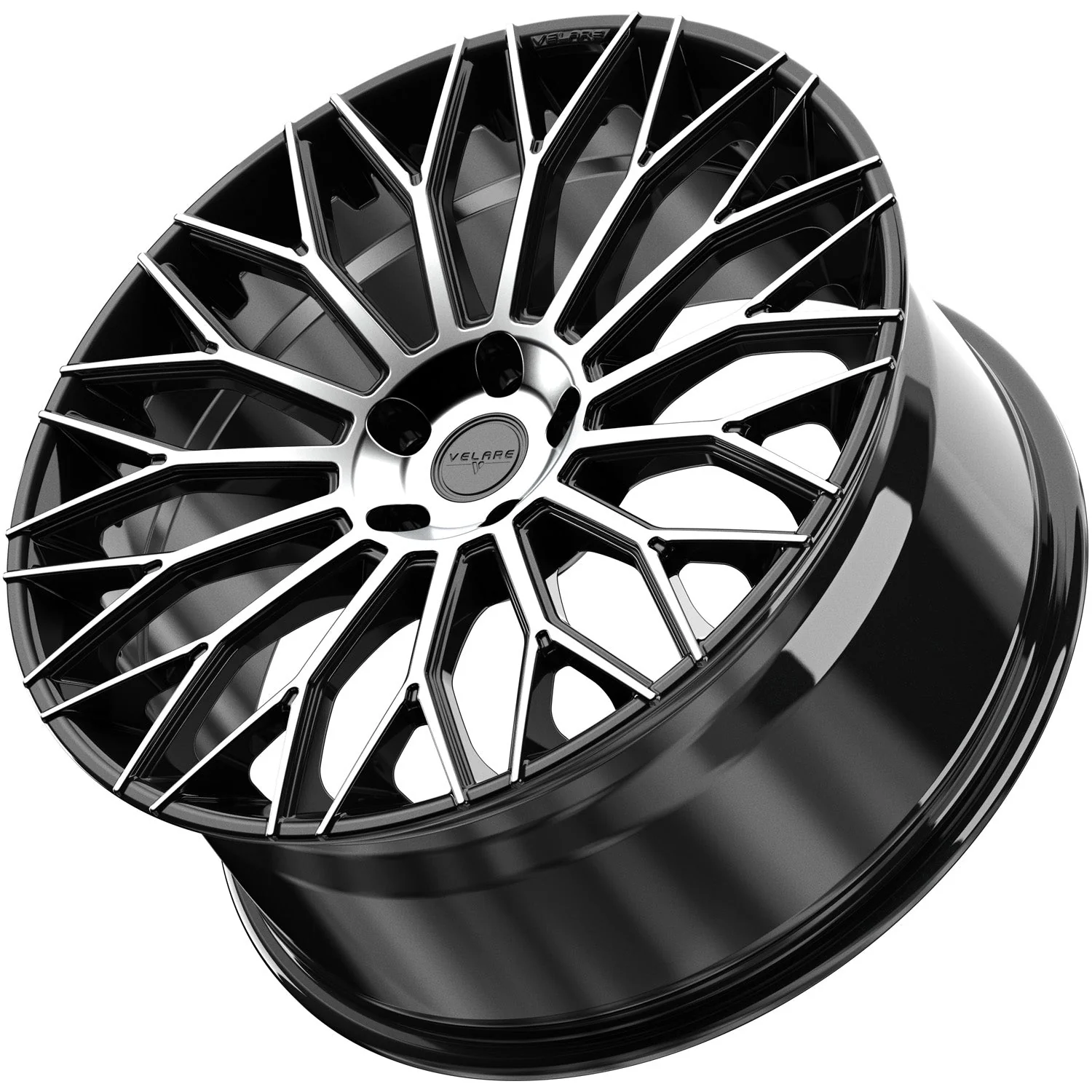 22 inch Velare VLR10 Diamond Black Polished Alloy Wheel (Set of 4) - Image 7