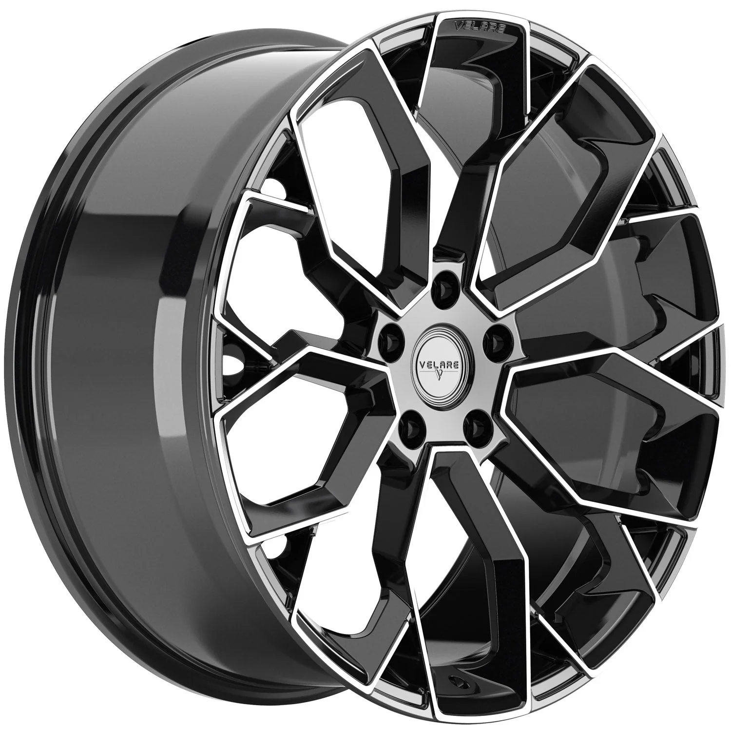 22 inch Velare VLR15 Diamond Black Polished Alloy Wheel (Set of 4) - Image 3