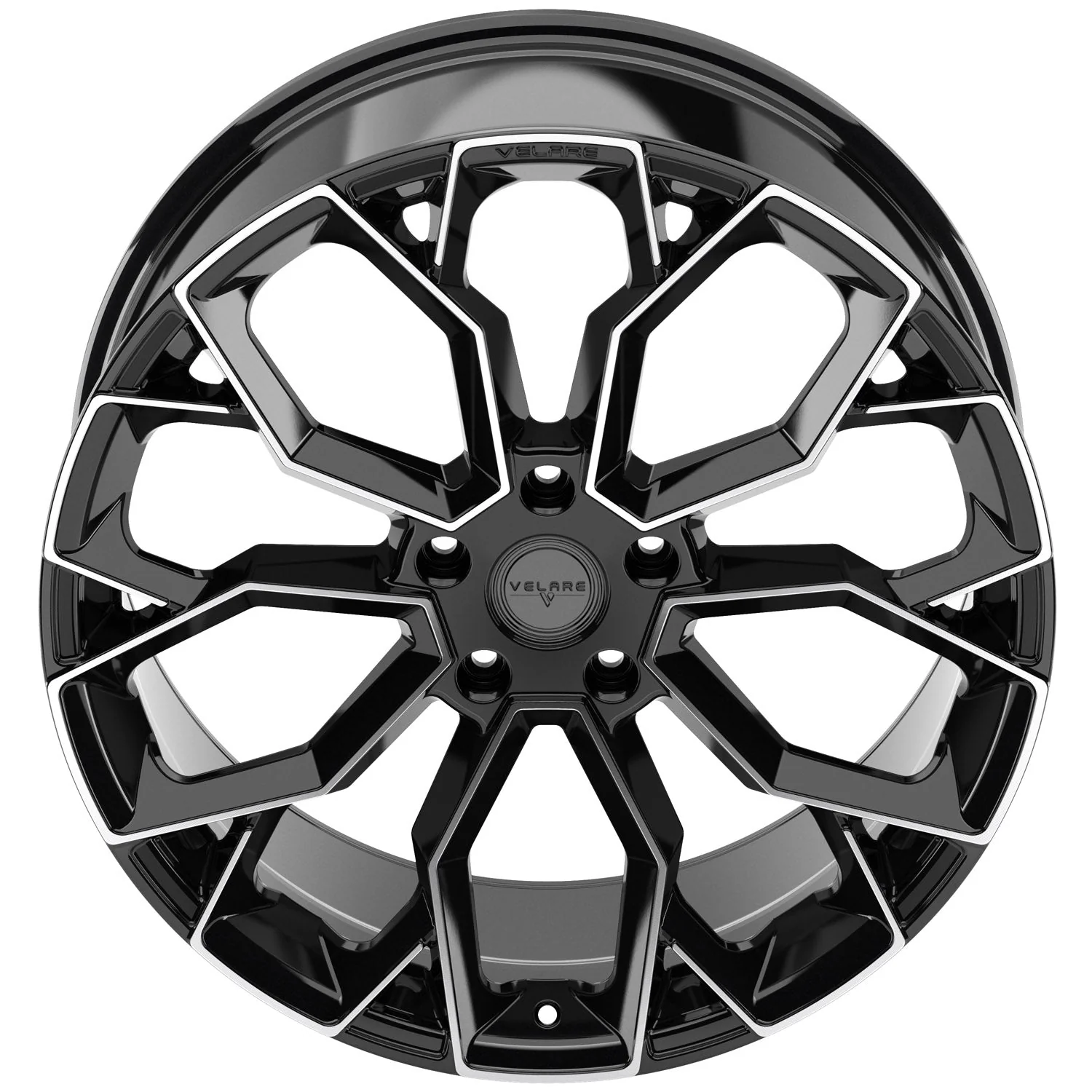 22 inch Velare VLR15 Diamond Black Polished Alloy Wheel (Set of 4) - Image 4