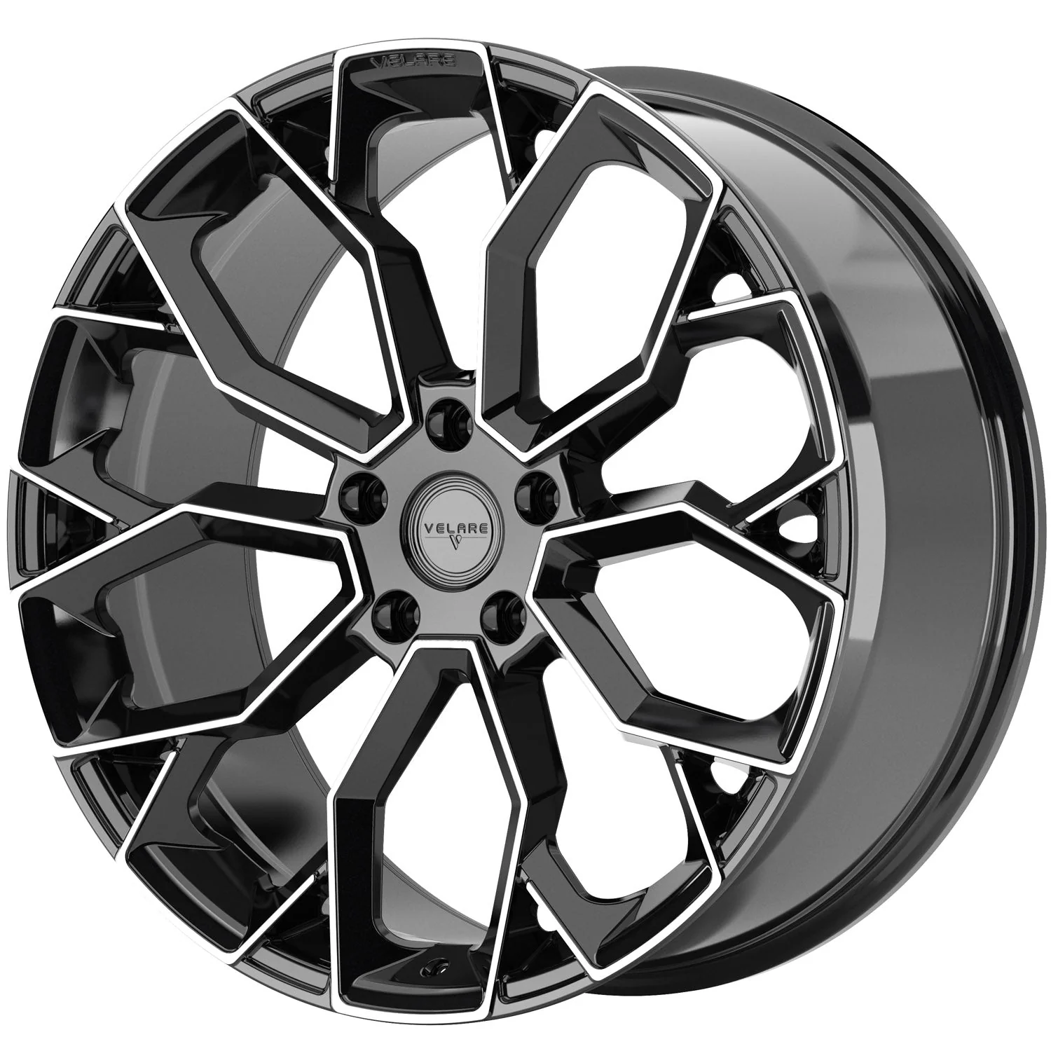 22 inch Velare VLR15 Diamond Black Polished Alloy Wheel (Set of 4) - Image 6