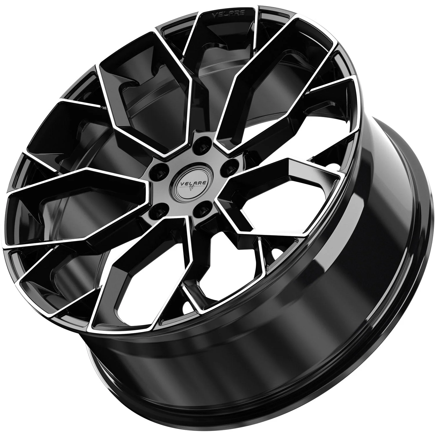 22 inch Velare VLR15 Diamond Black Polished Alloy Wheel (Set of 4) - Image 7