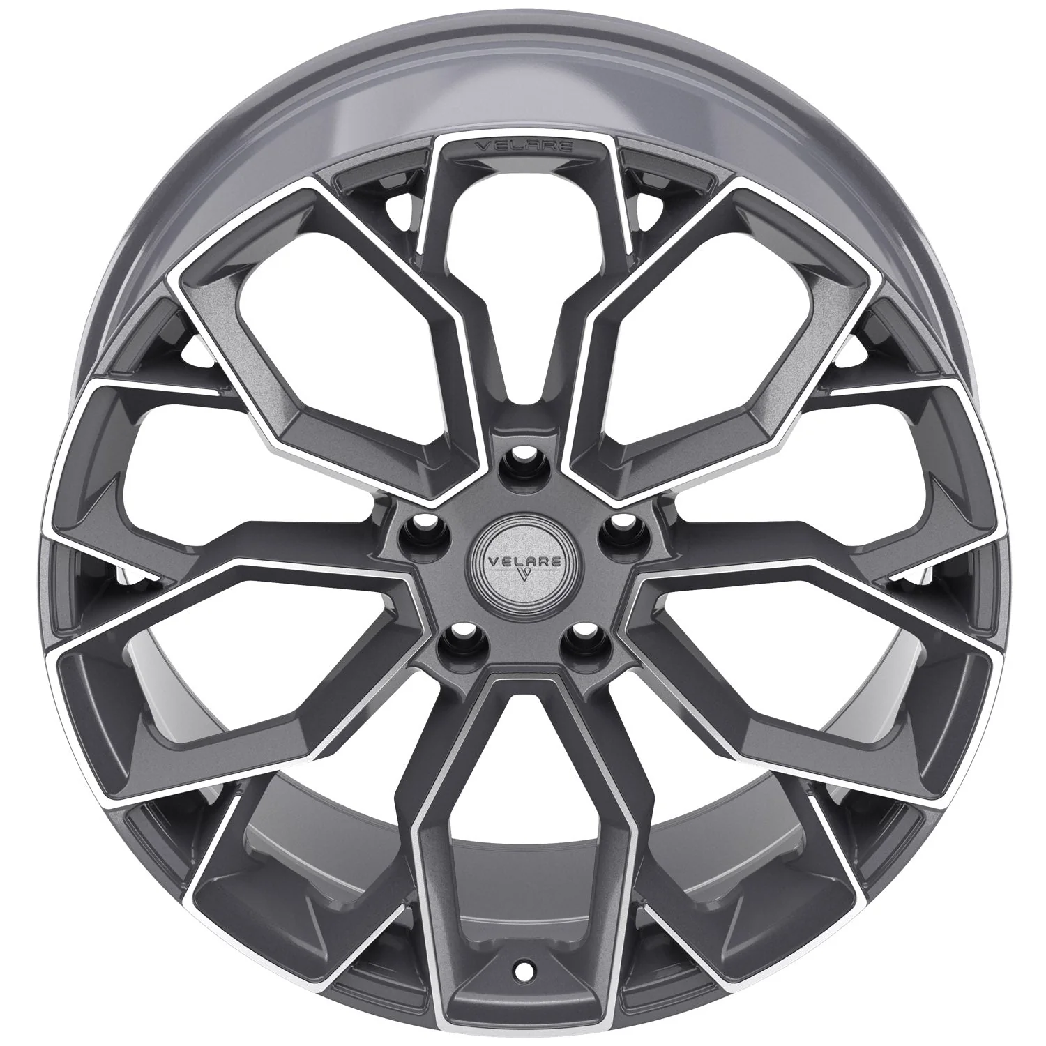 22 inch Velare VLR15 Platinum Grey Polished Alloy Wheel (Set of 4) - Image 4