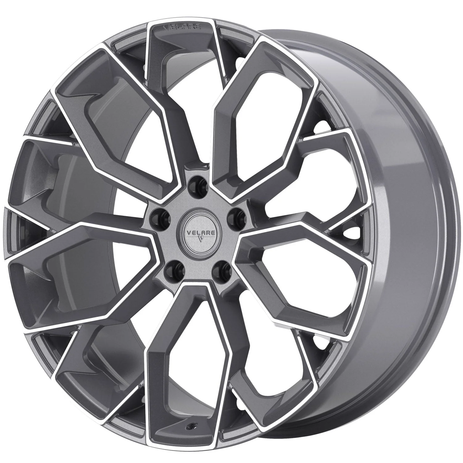 22 inch Velare VLR15 Platinum Grey Polished Alloy Wheel (Set of 4) - Image 6