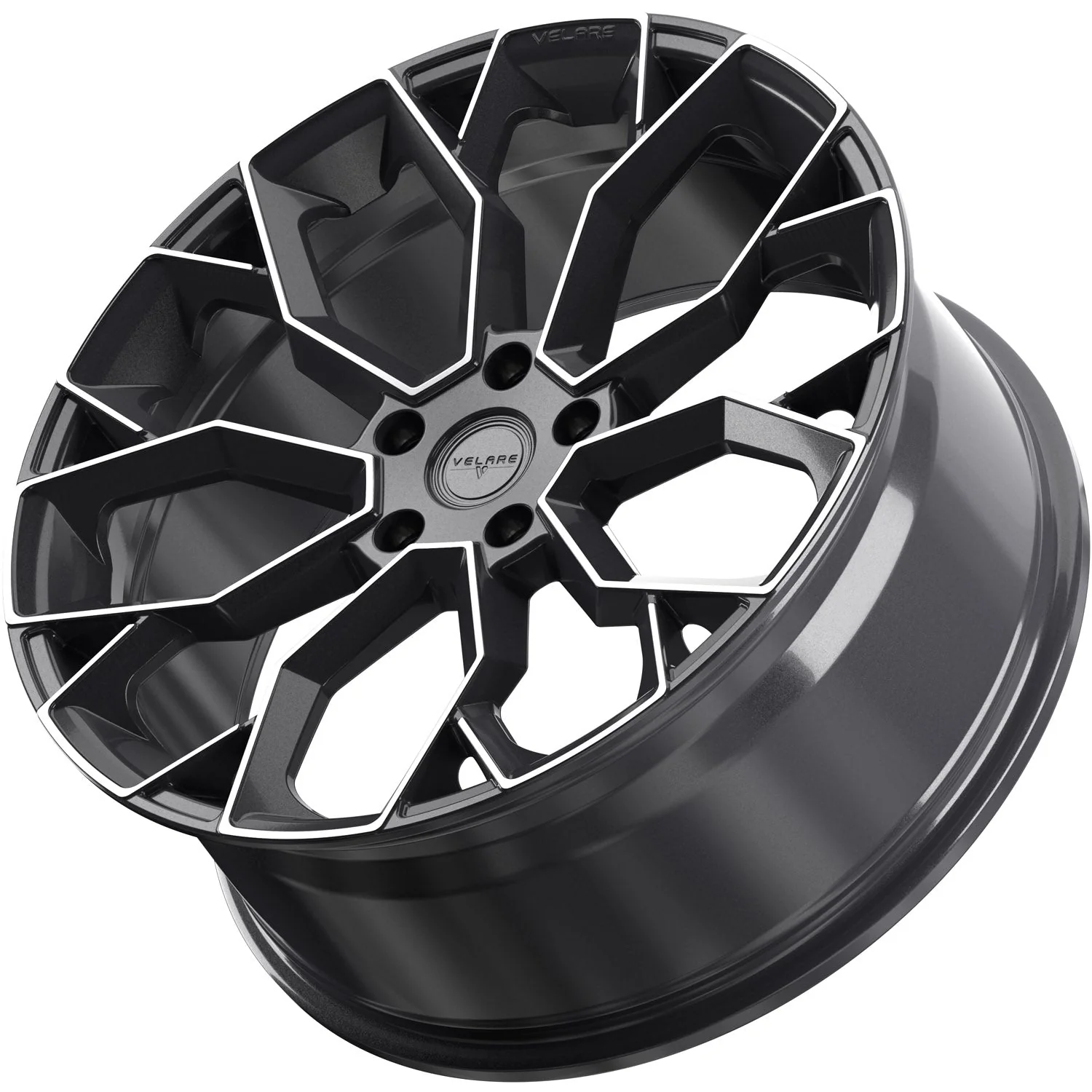 22 inch Velare VLR15 Platinum Grey Polished Alloy Wheel (Set of 4) - Image 7