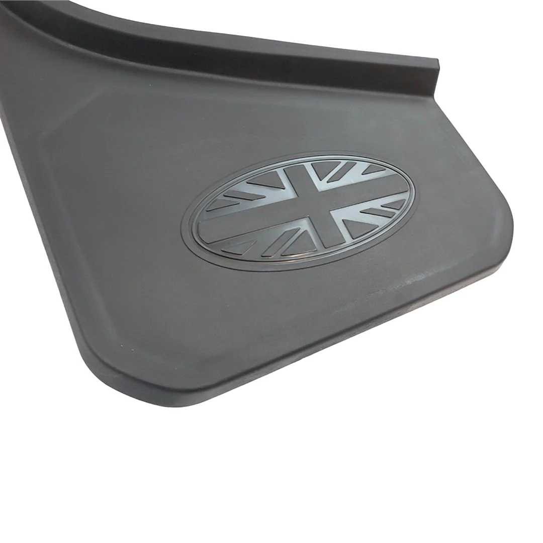 Defender L663 Front & Rear Union Jack Mud Flap Kit - Image 4