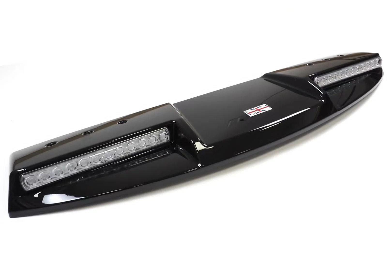 Defender L663 Gloss Black Roof Light Pod Kit - Image 6