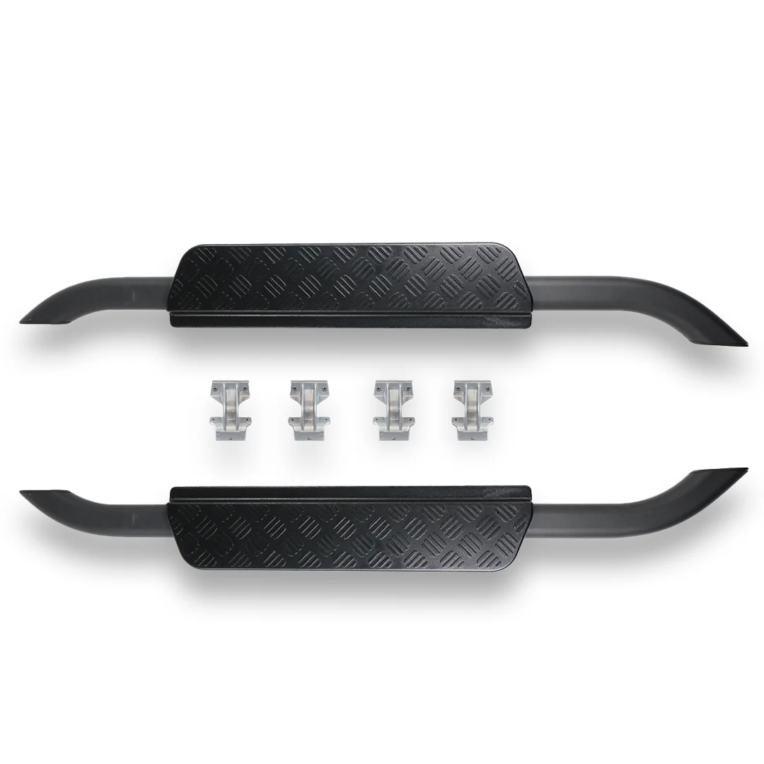 Defender L663 Side Step Kit - Chequerplate - Image 4