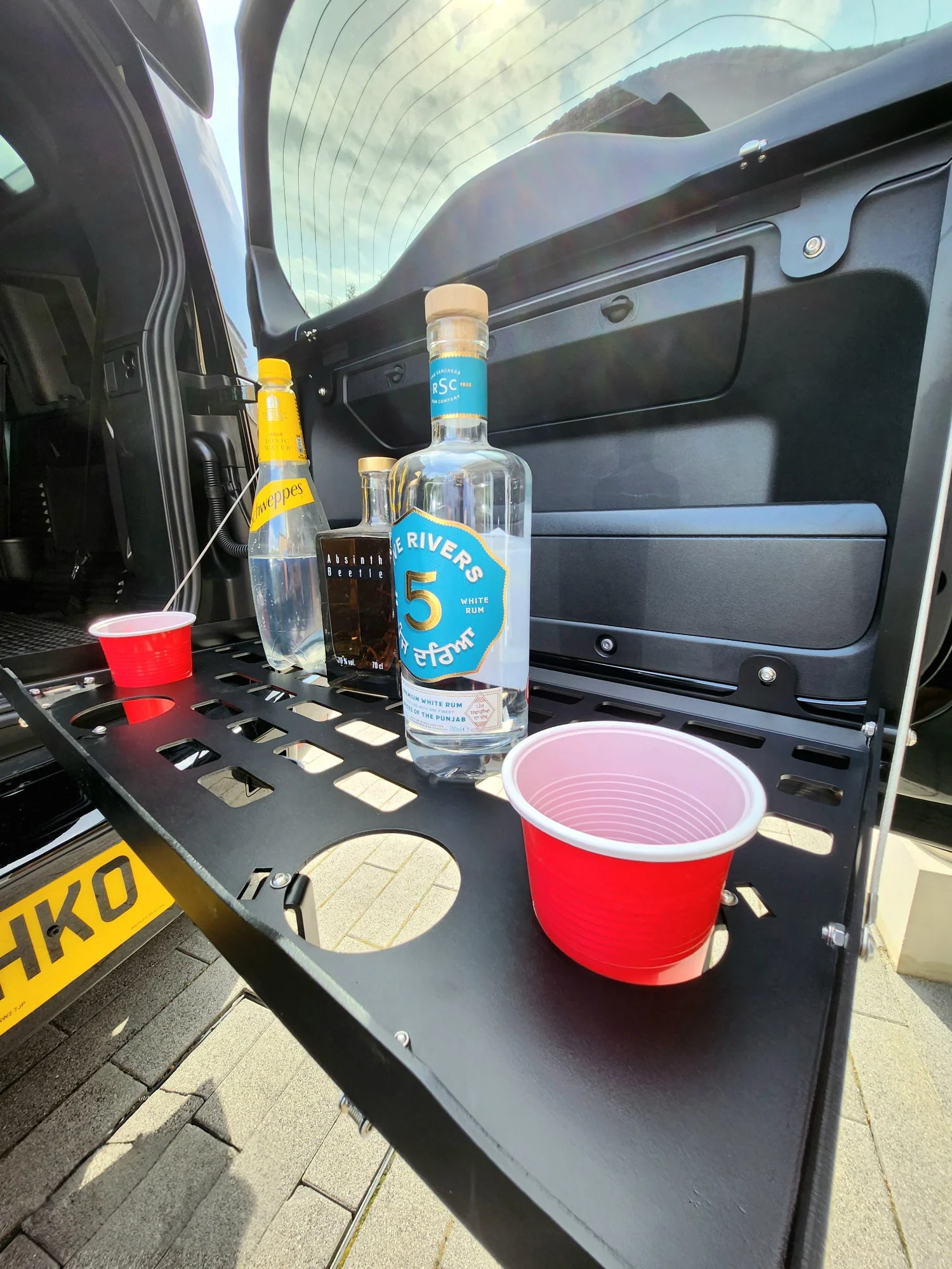 Defender L663 Tailgate Table / Rear Door Table - Image 3