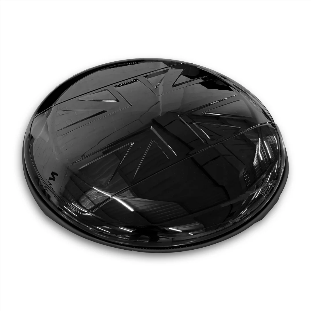 Defender L663 Union Jack Gloss Black Spare Wheel Cover - Image 2