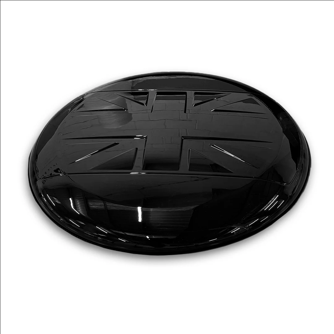 Defender L663 Union Jack Gloss Black Spare Wheel Cover - Image 3
