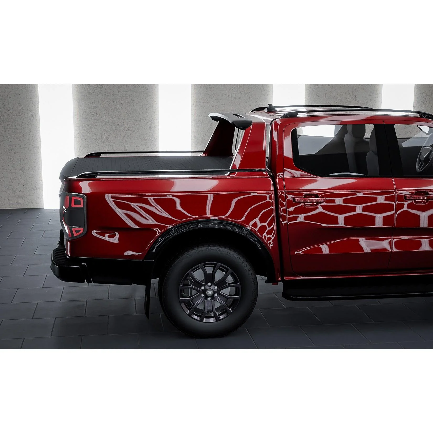 Ranger T9 Wildtrak Cowling Spoiler In Gloss Black - Image 3